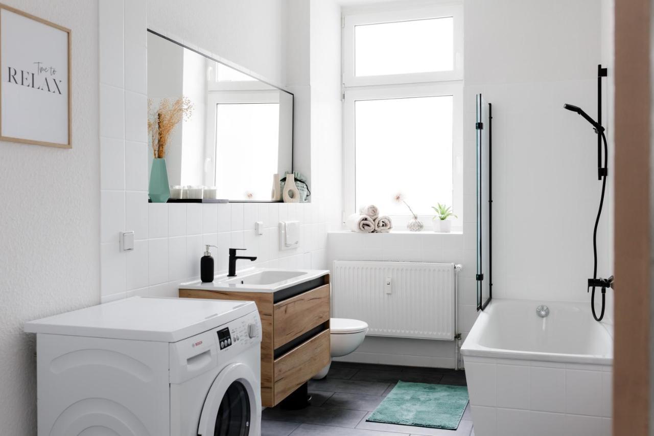 Modernes Apartment Lieblingsfleck I 2 Schlafzimmer I 4 Betten I Zentrumsnah Eberswalde エクステリア 写真